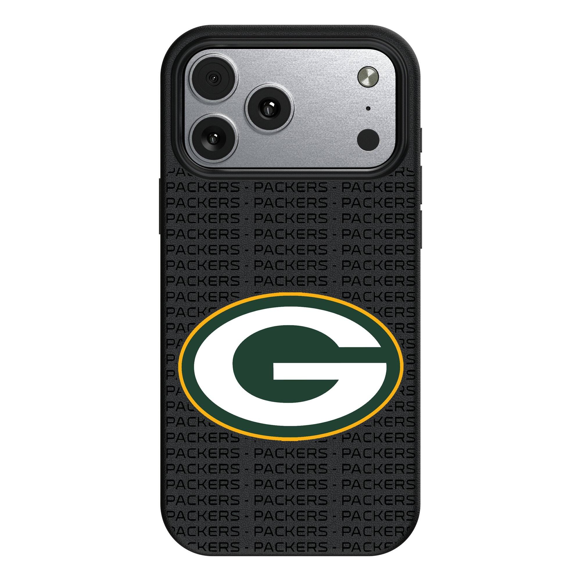 Keyscaper - NFL - Green Bay Packers Primary Logo iPhone Magnetic Bump Case - 15 - Black