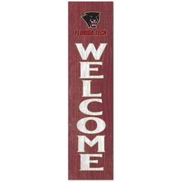 Jardine - Florida Tech Panthers 12'' x 48'' Outdoor Leaner Welcome Sign - Maroon