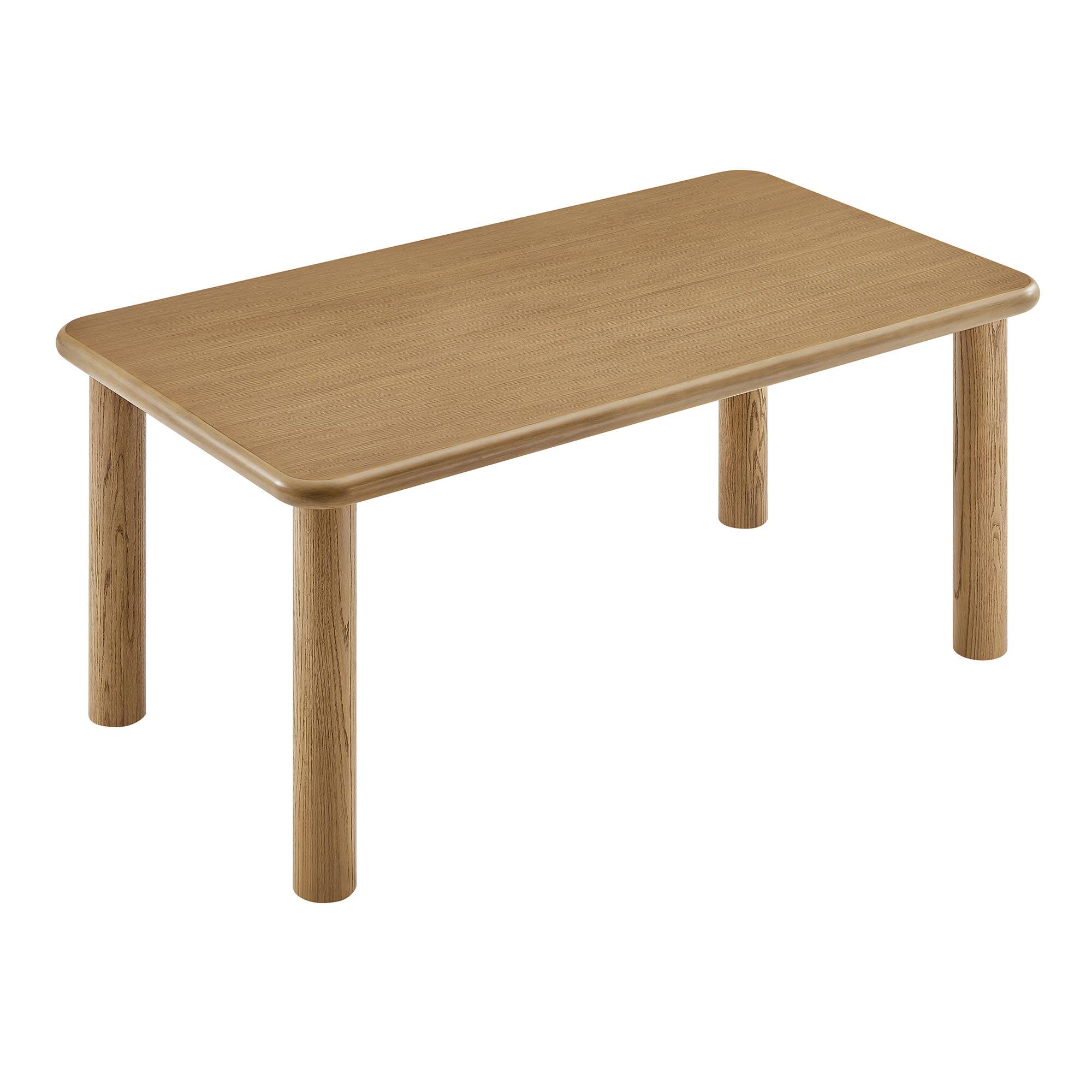 Alt View 2. Modway - Alvia 72" Rectangular Wood Dining Table by Modway - Weathered Oak.