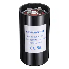 Unique Bargains - CD60 Capacitor 460-553 Mfd, 110-125 VAC Run Motor Start Capacitor 50/60Hz for Fan/Well Pump