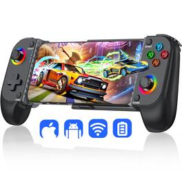 HM 1810 - Wireless Phone Controller For Iphone/android With Hall Joystick Moblie Support Game Pass Steam Link Call Of - Black