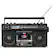Front. QFX - Radio/Cassette to MP3 Boombox Converter - Black.