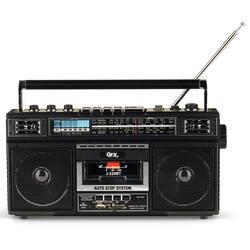QFX ラジカセ J-220BT Bluetooth対応 Amazon.com: QFX J-220BT Blue Boombox MP3 Conversion from