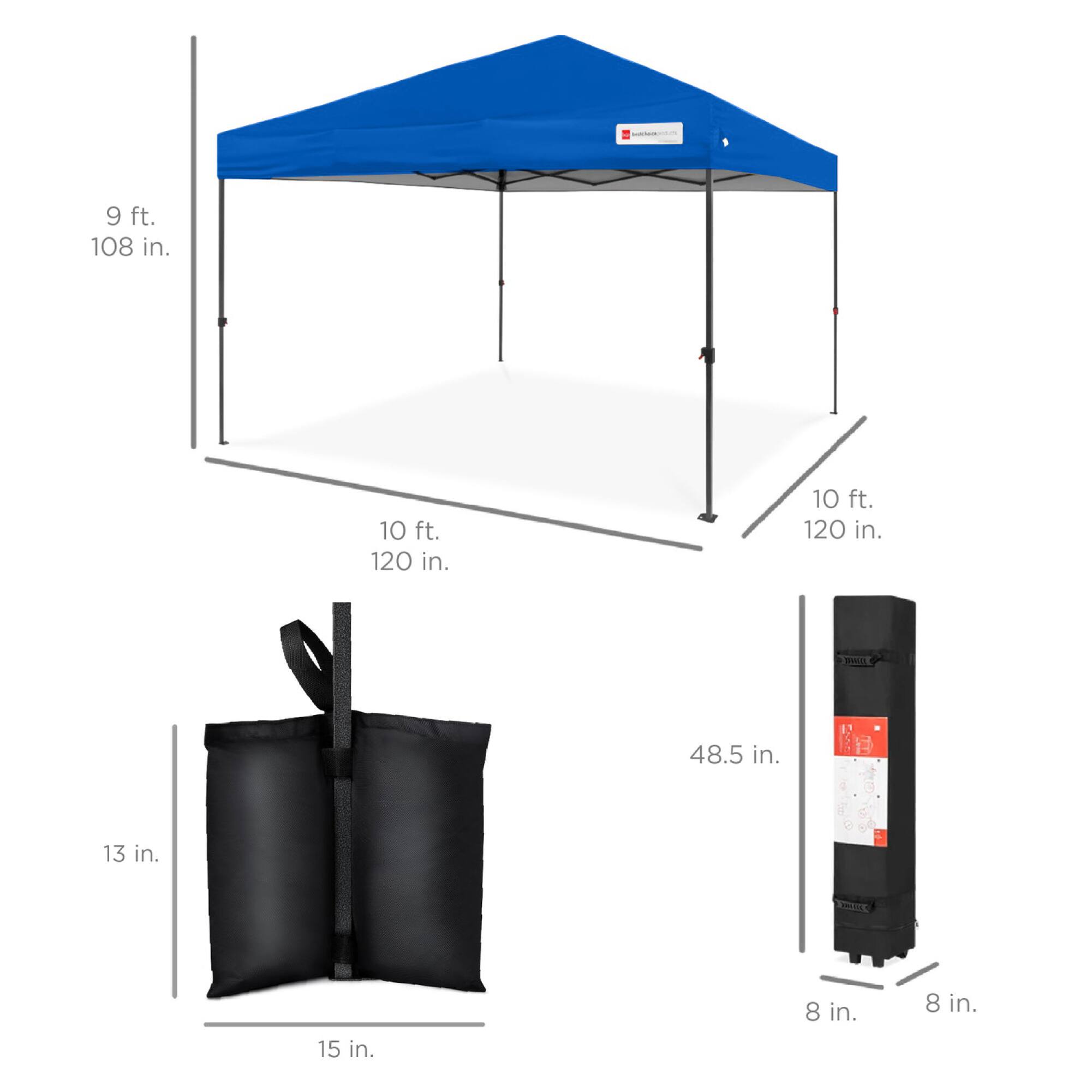 9 ft. 108 in.  
10 ft. 120 in.  
10 ft. 120 in.  
48.5 in.  
13 in.  
15 in.  
8 in.  
8 in.