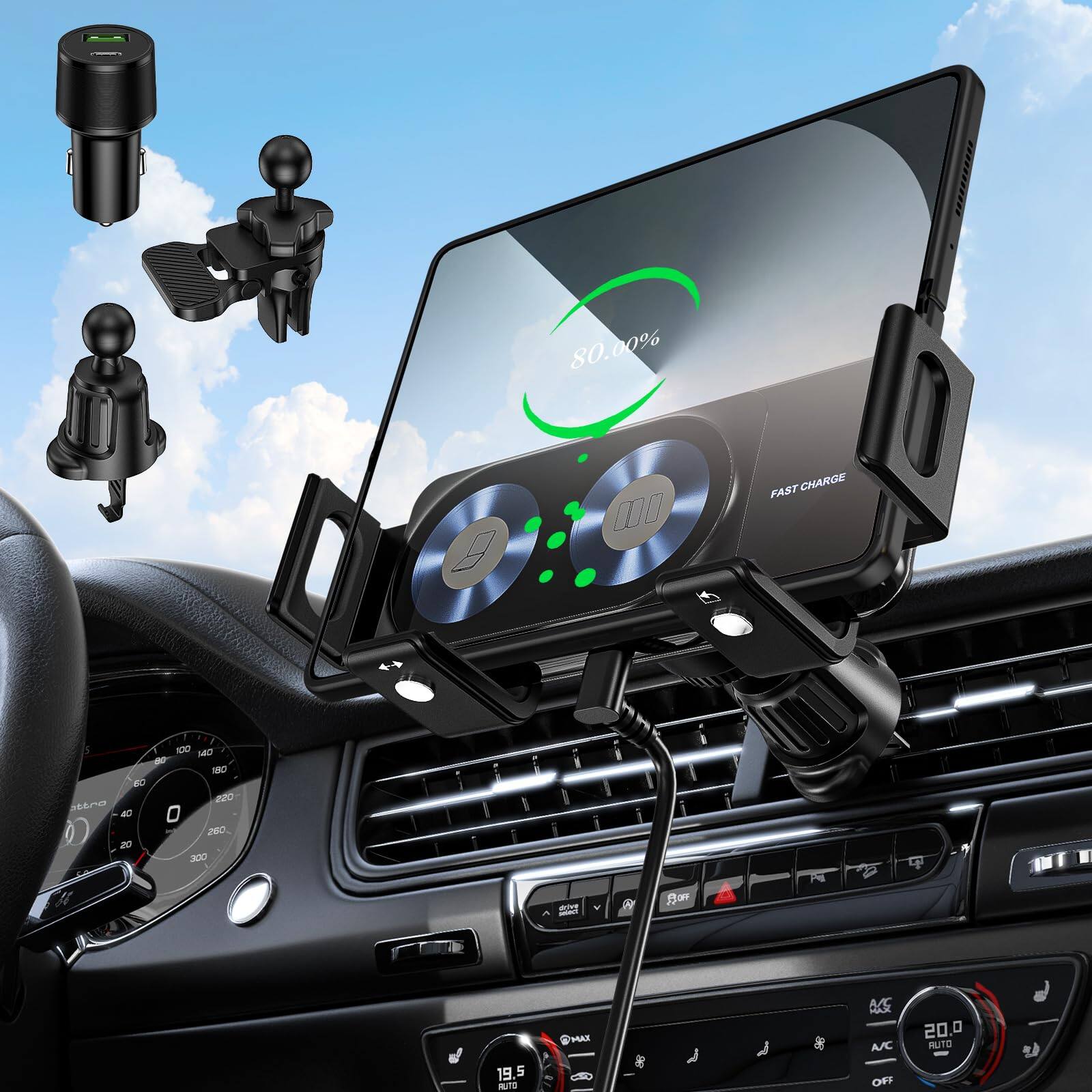 80.00%  
FAST CHARGE  
100  
180  
220  
260  
200  
19.5  
20.0  
AUTO  
OFF  
AC  
MAX  
AUTO  
OFF