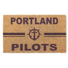 Jardine - Portland Pilots 18" x 30" Team Logo Doormat - Brown