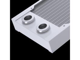 Phanteks - Glacier EZ-Fit 360RAD-30, 360mm Copper Radiator with 16mm Fitting - White