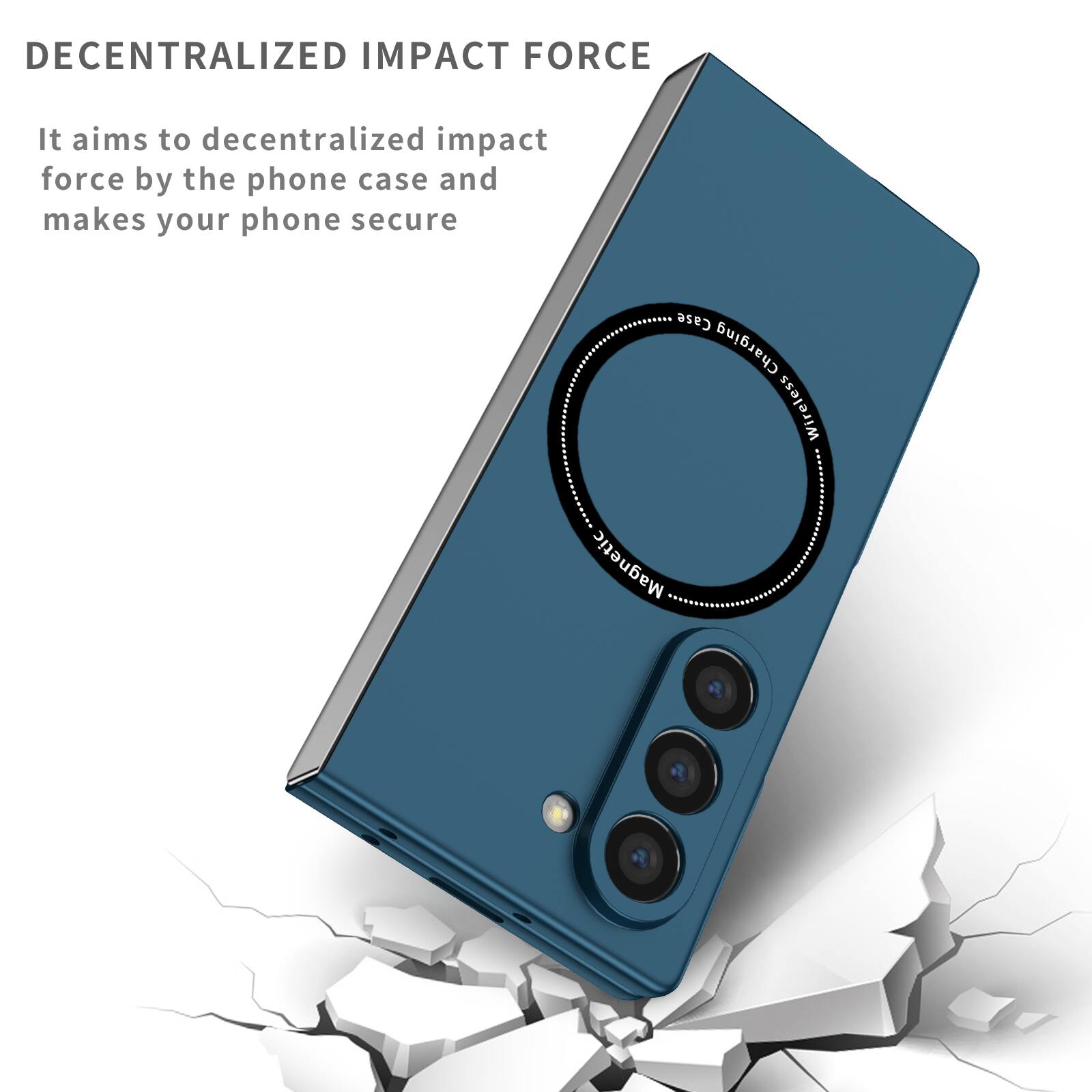 DECENTRALIZED IMPACT FORCE

It aims to decentralized impact force by the phone case and makes your phone secure

Case Charging Wireless Magnetic