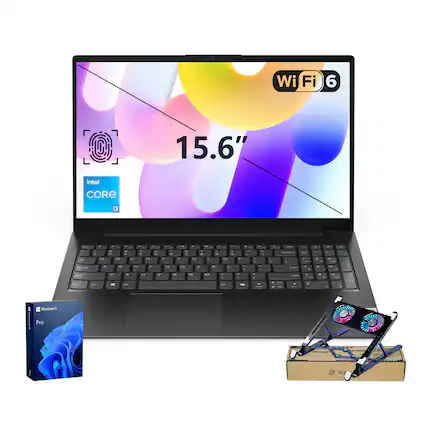 Wi-Fi 6 15.6" Intel Core i3
Windows Pro