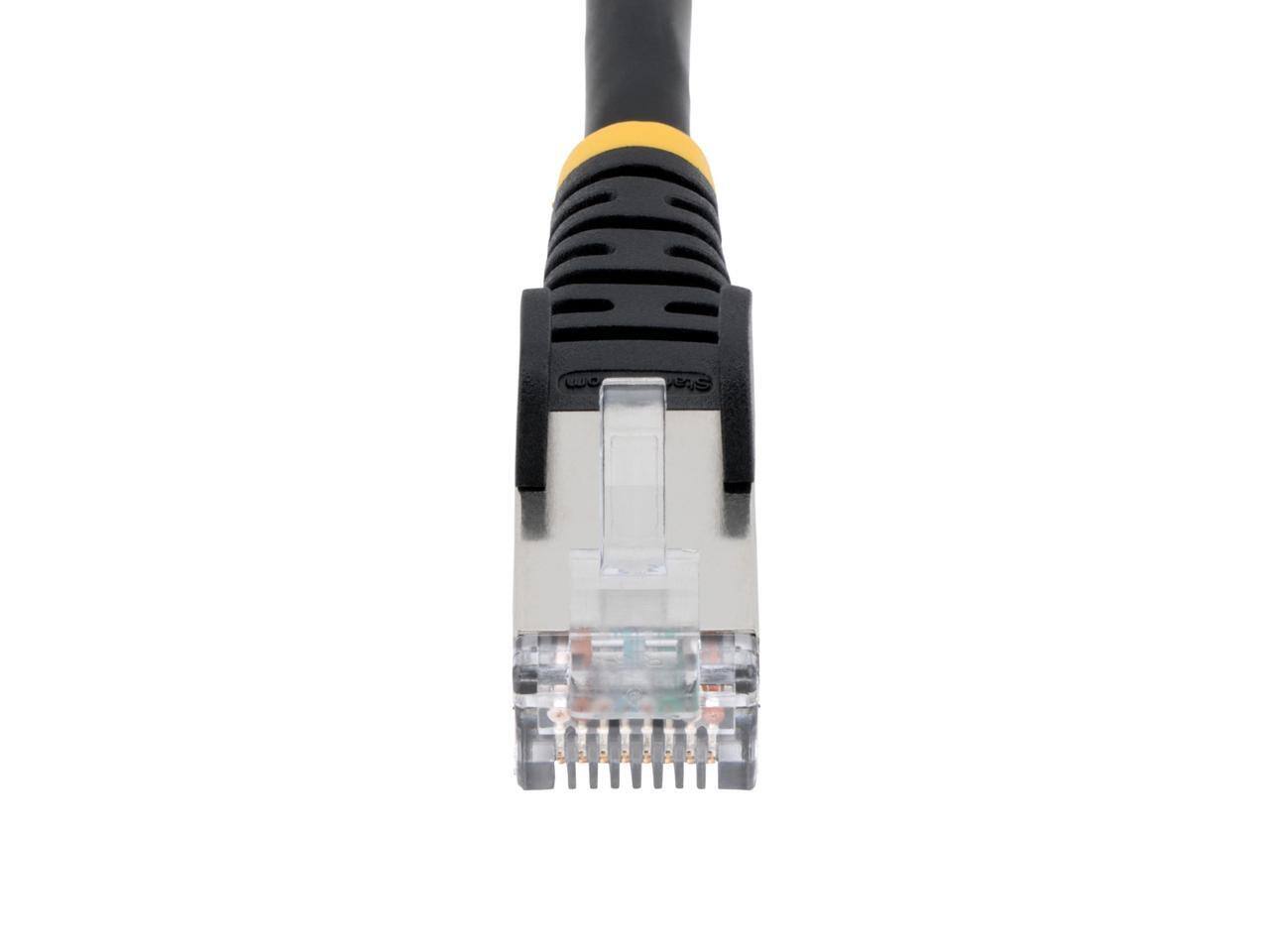 Alt View 4. StarTech.com - StarTech 100ft CAT6a Ethernet Cable, 10GbE, 100W PoE++, Shielded, LSZH, 27AWG, 500MHz, Snagless RJ45 Patch Cord.
