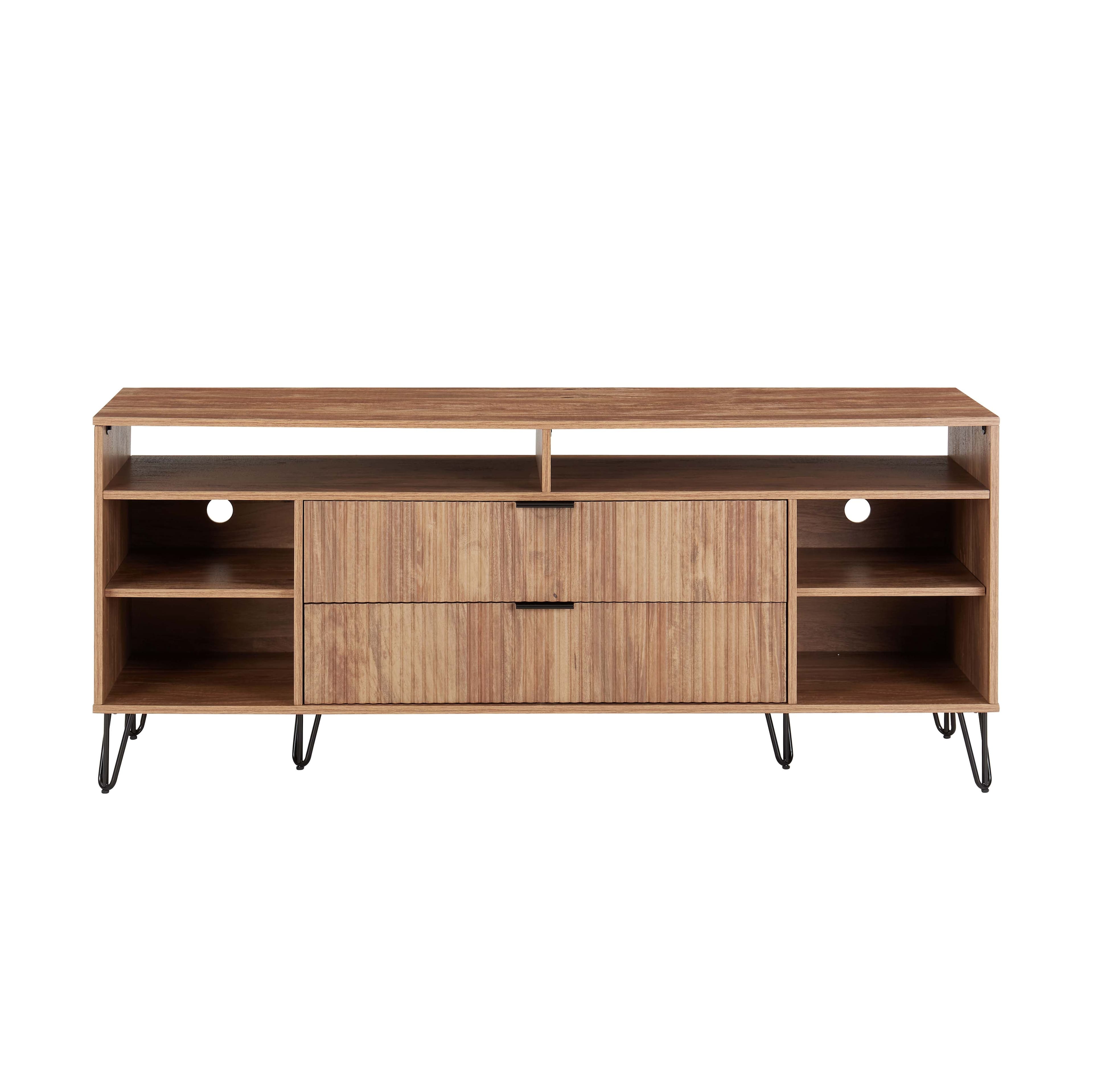 "Manhattan Comfort - Dumbo Modern 63"" Fluted TV Stand - Golden Brown" price history on PriceWatchPro