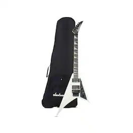 Jackson - JS Series Rhoads JS32 6 String Right Handed Ivory Electric Guitar Bundle