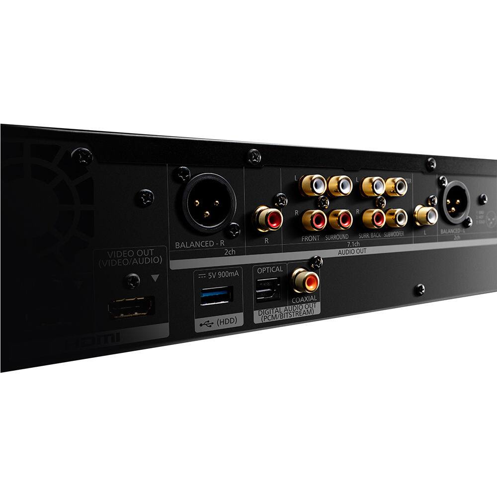 L I ER R  
BALANCED R VIDEO OUT 2ch (VIDEO/AUDIO) 5V 900mA R OPTICAL SURROUND SURR BACK SUBWOOFER FRONT 7.1ch AUDIO OUT I BALANCED (HDD) COAXIAL AUDIO OUT DIGITAL (PCM/BITSTREAM)