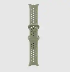 Front. Google - Google Pixel Watch Active Sport Band - 41mm Compatible - Olive - Small - Olive.