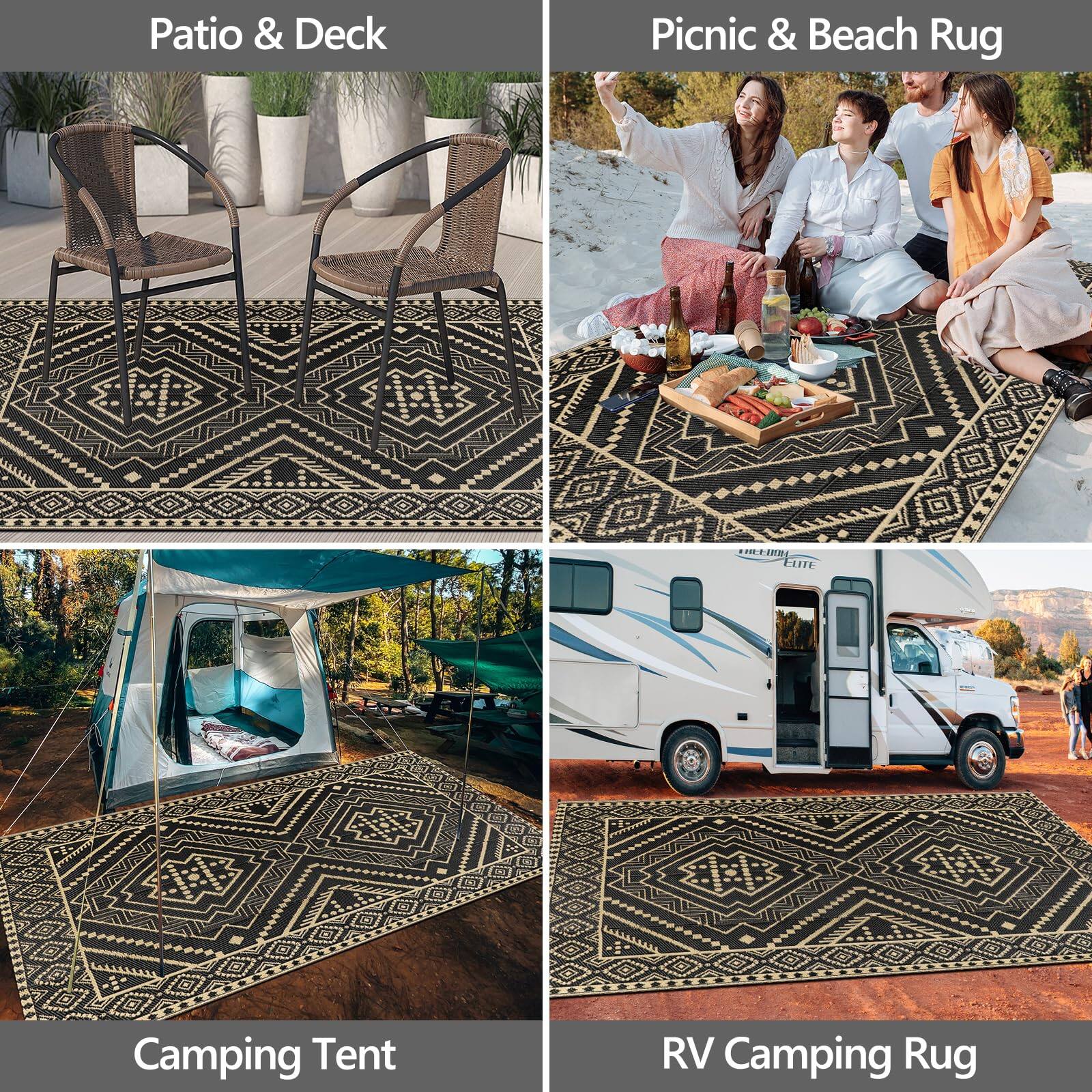 Patio & Deck  
Picnic & Beach Rug  
Camping Tent  
RV Camping Rug