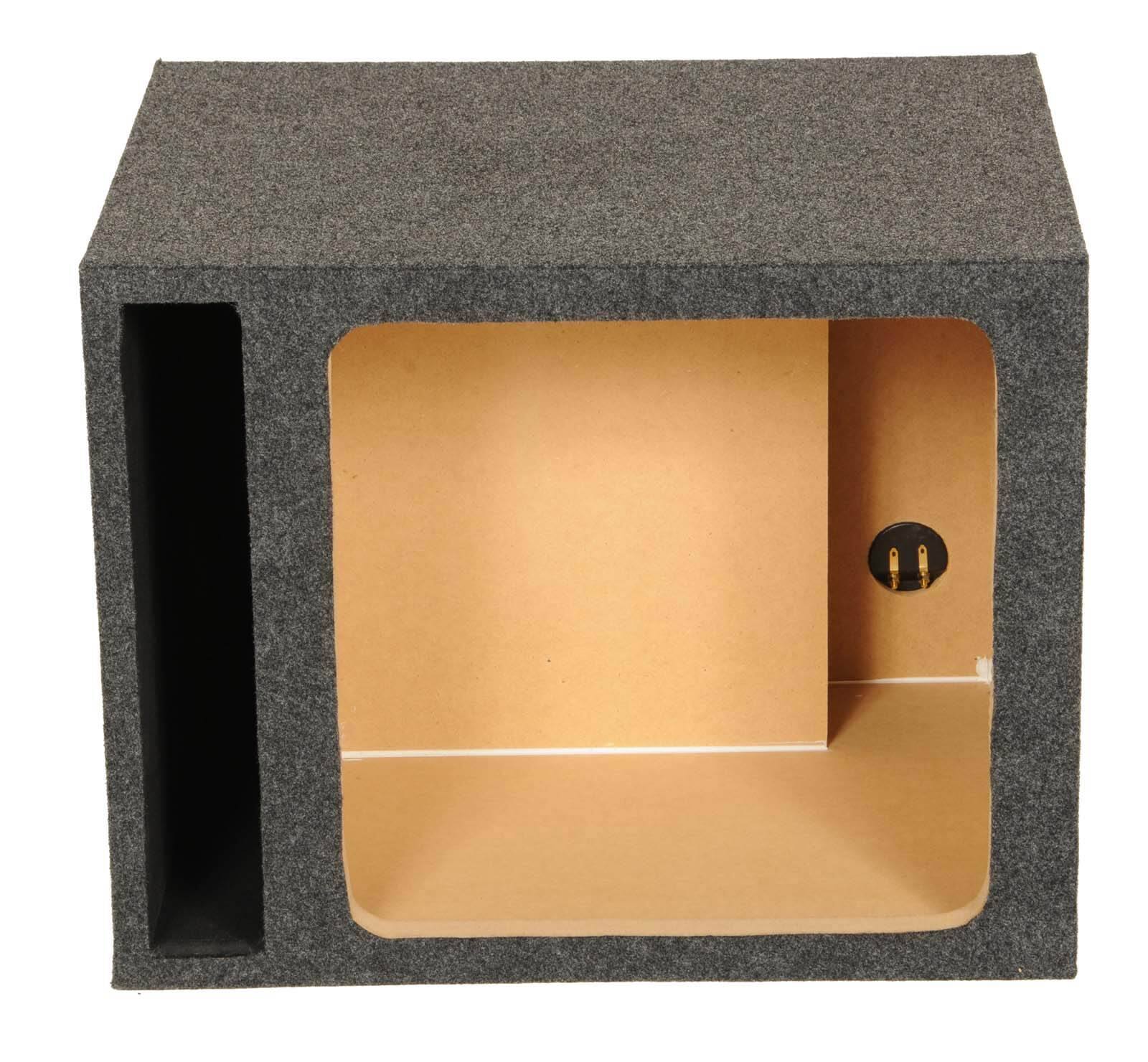 Alt View 1. QPower - Q Power HD115 15" Single Heavy Duty Vented Square Subwoofer Sub Enclosure Box.