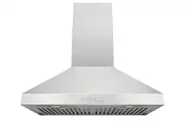 Hauslane - 30 inches - Convertible - Wall Range Hood - Silver