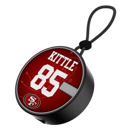 Keyscaper - George Kittle San Francisco 49ers Bluetooth IP67 Waterproof Speaker - Black