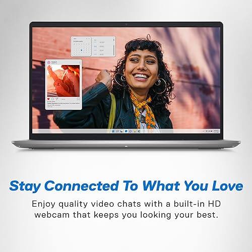 Stay Connected To What You Love

Enjoy quality video chats with a built-in HD webcam that keeps you looking your best.