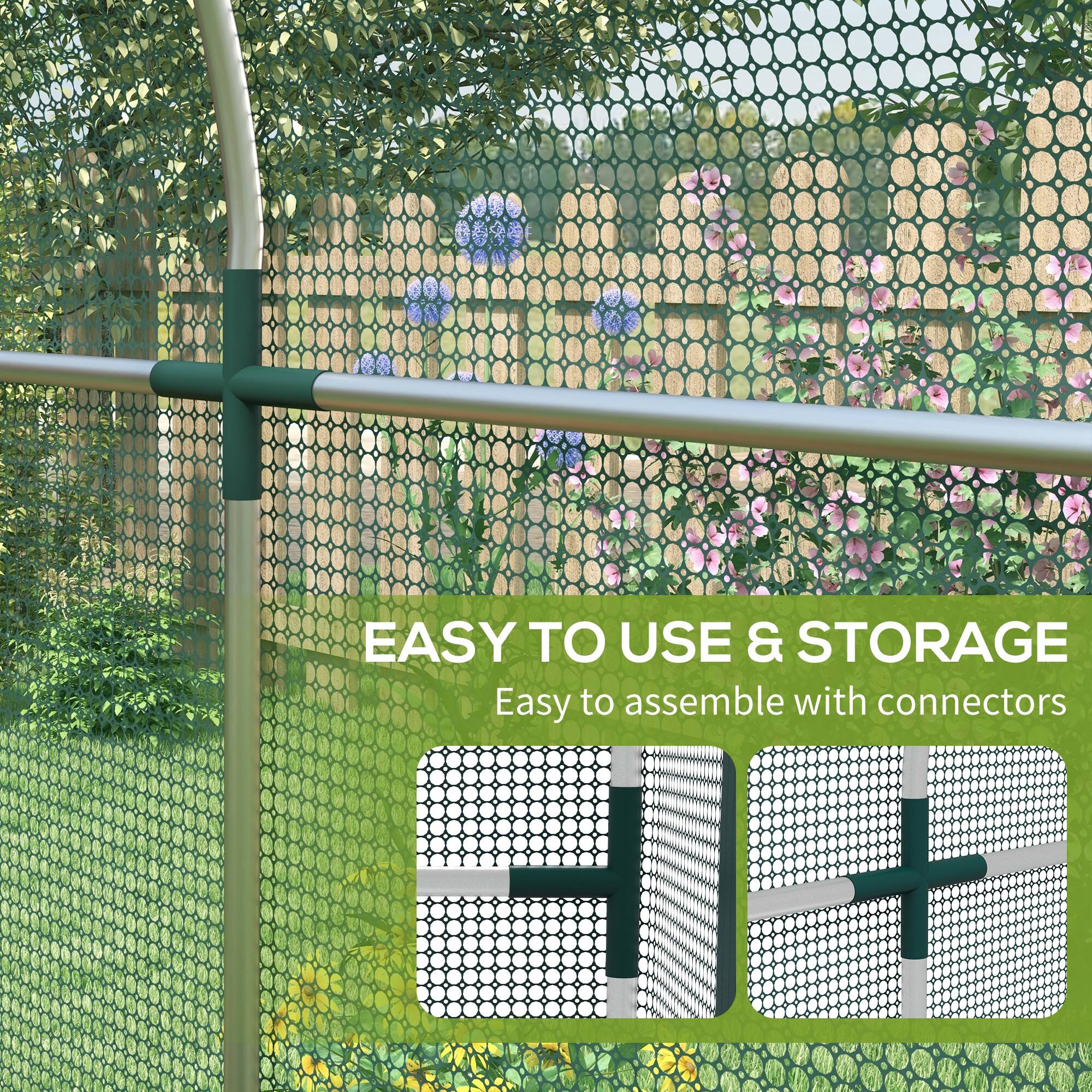 EASY TO USE & STORAGE  
Easy to assemble with connectors