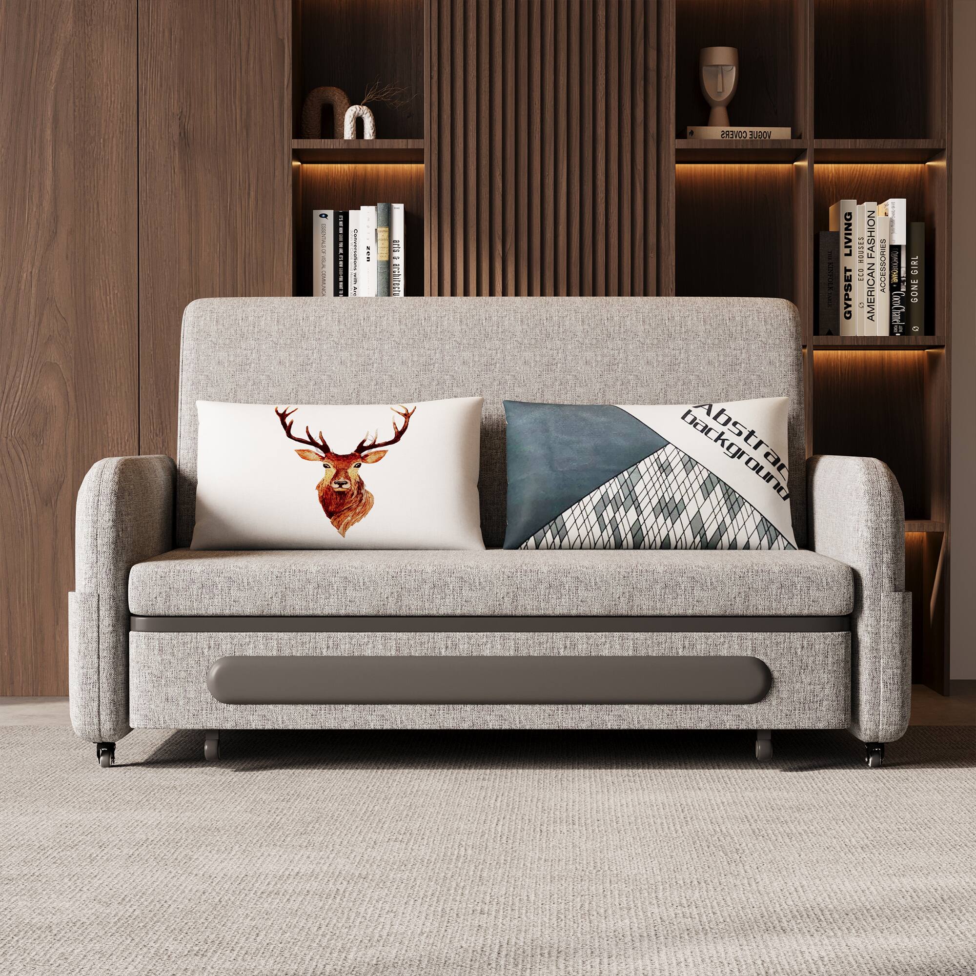 The text on the image is: 

- "Abstract background"
- "LIVING"
- "GYPSET"
- "AMERICAN FASHION"
- "ACCESSORIES"
- "GIRL"