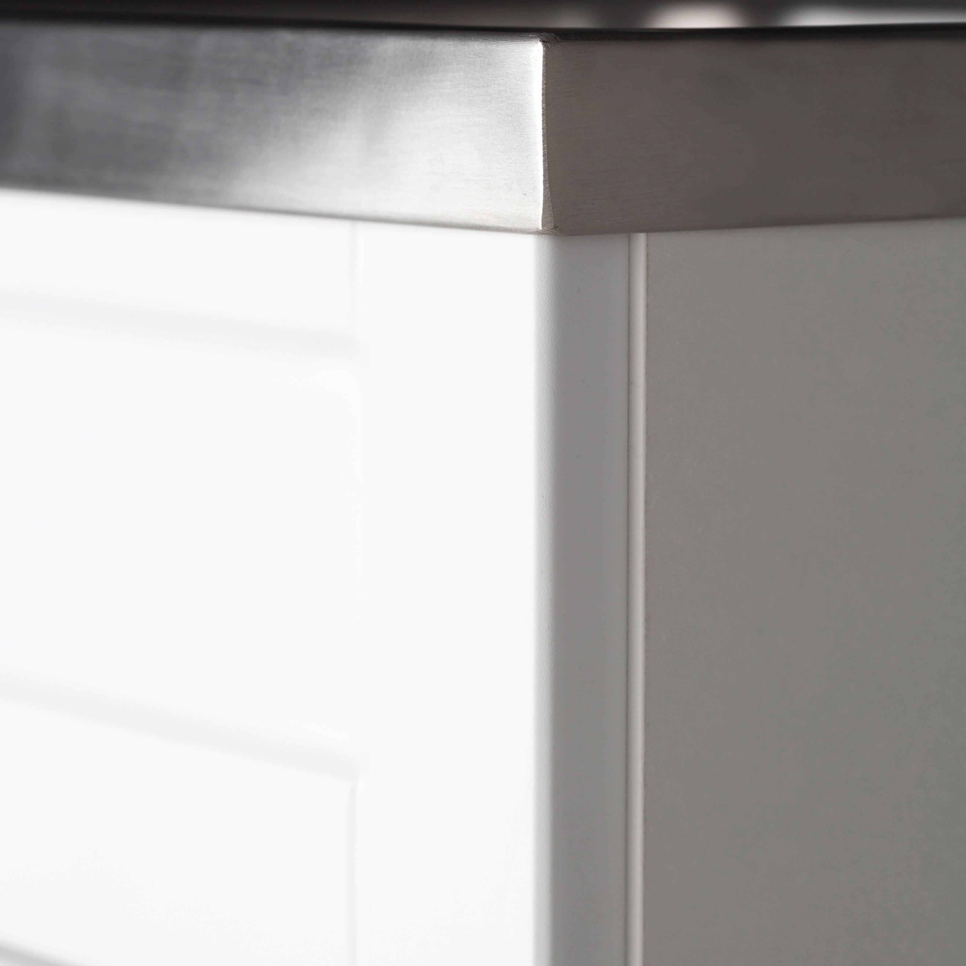 Alt View 4. Simpli Home - Hennessy  All-in-One 24-inch Utility Sink & Cabinet - Pure White.