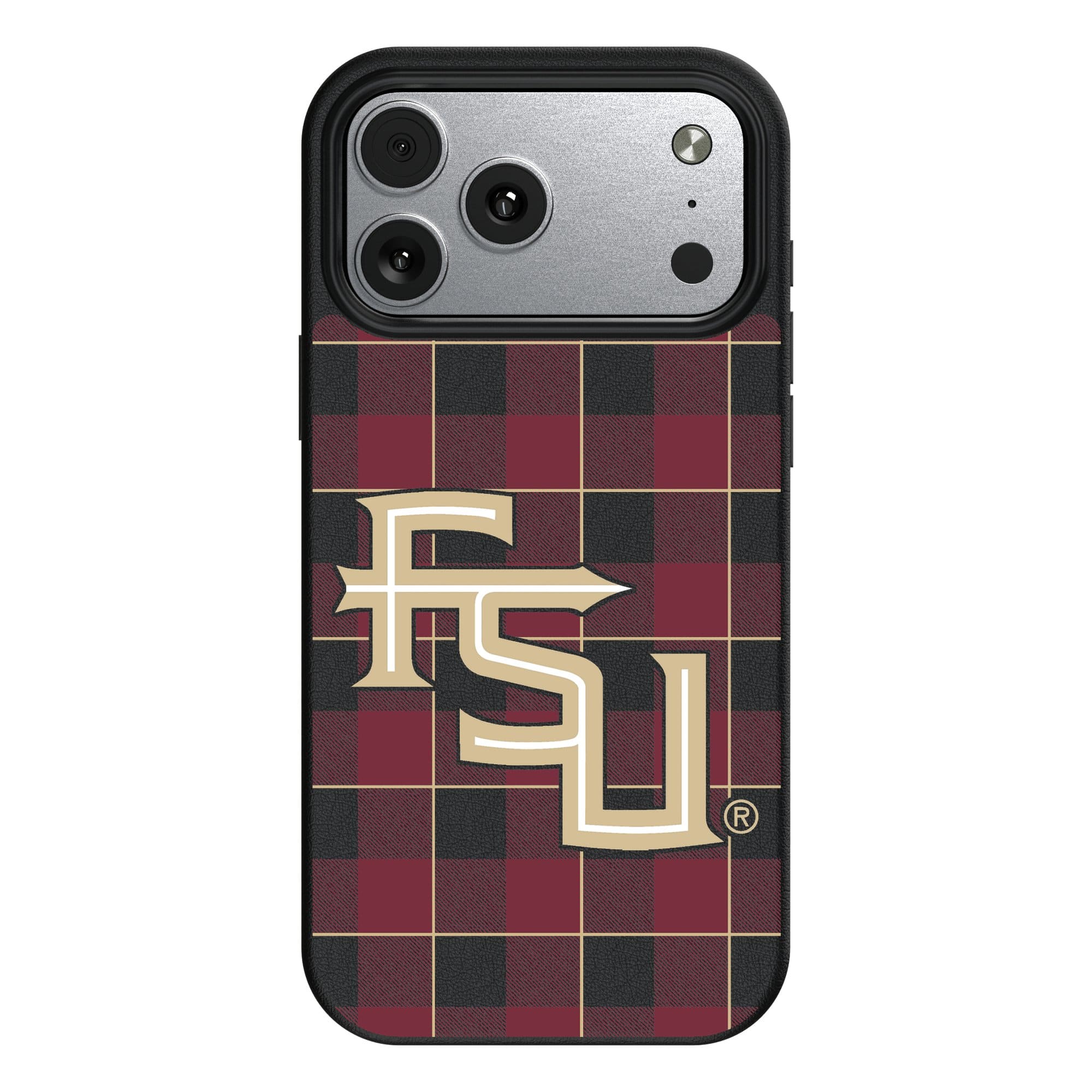 Keyscaper - NCAA - Florida State Seminoles Plaid Magnetic Bump iPhone Case - 17 Air - Black price history on PriceWatchPro