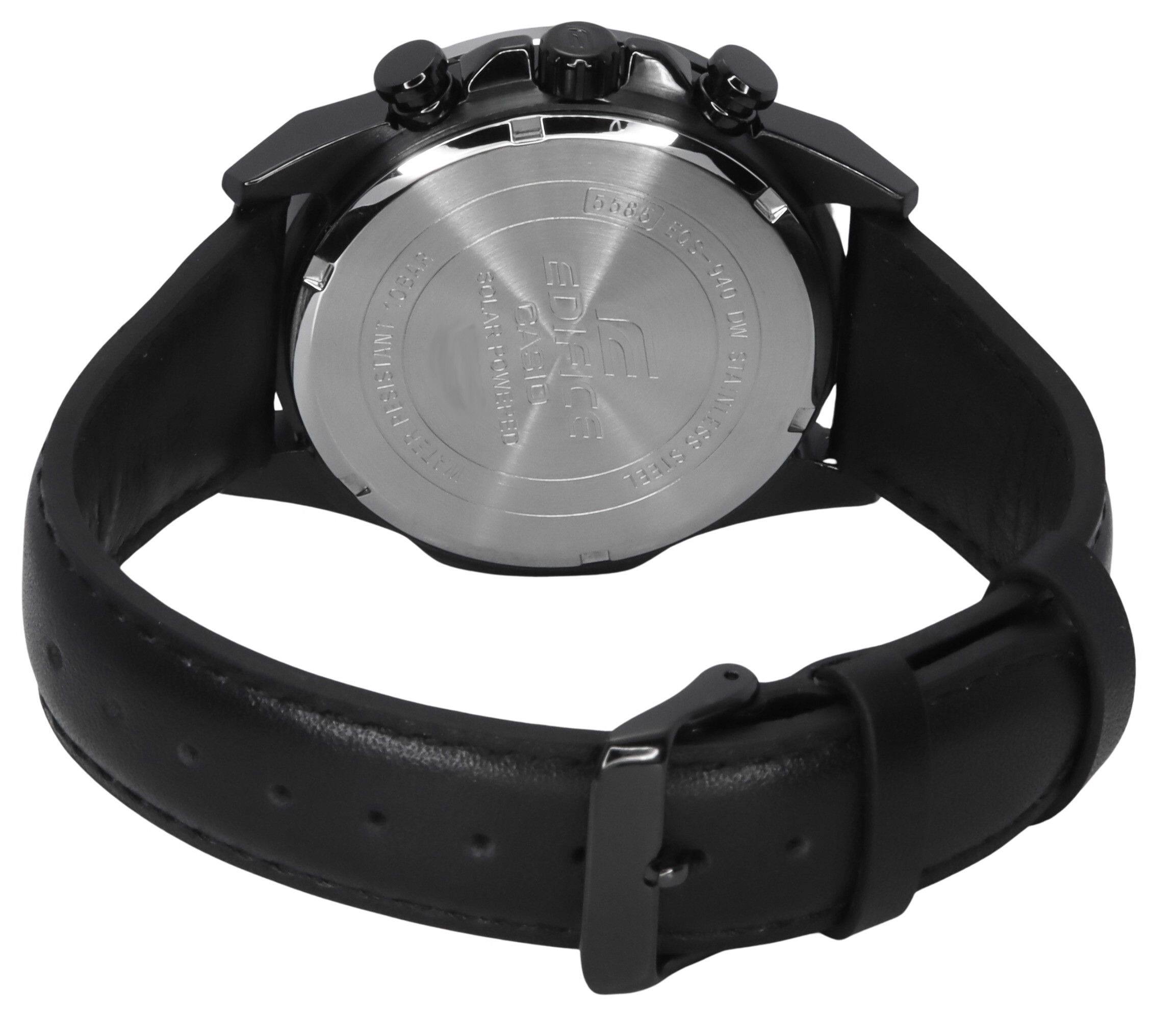 5566 10BAR 100 EGS-940 940 All DW CASIO EDIFICE INTERNAL POWERED STAINLESS STEEL