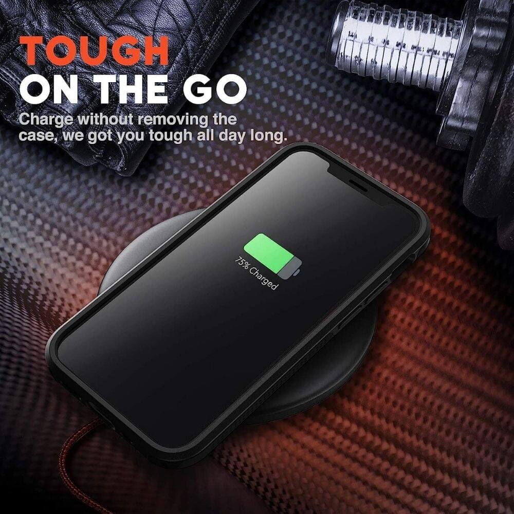 TOUGH ON THE GO
Charge without removing the case, we got you tough all day long.
75% Charged