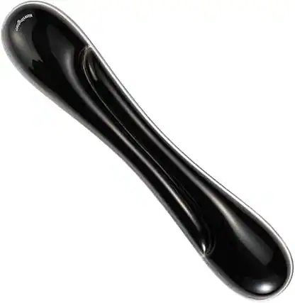 Front. Kensington - Duo Gel Wave Keyboard Wrist Rest - Black.