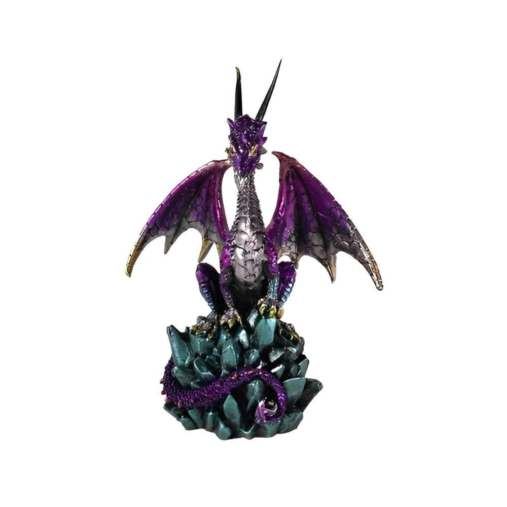 FC Design - 5.25"H Dragon On Icicle Figurine Computer Desk Tabletop Decoration - Multi-Color