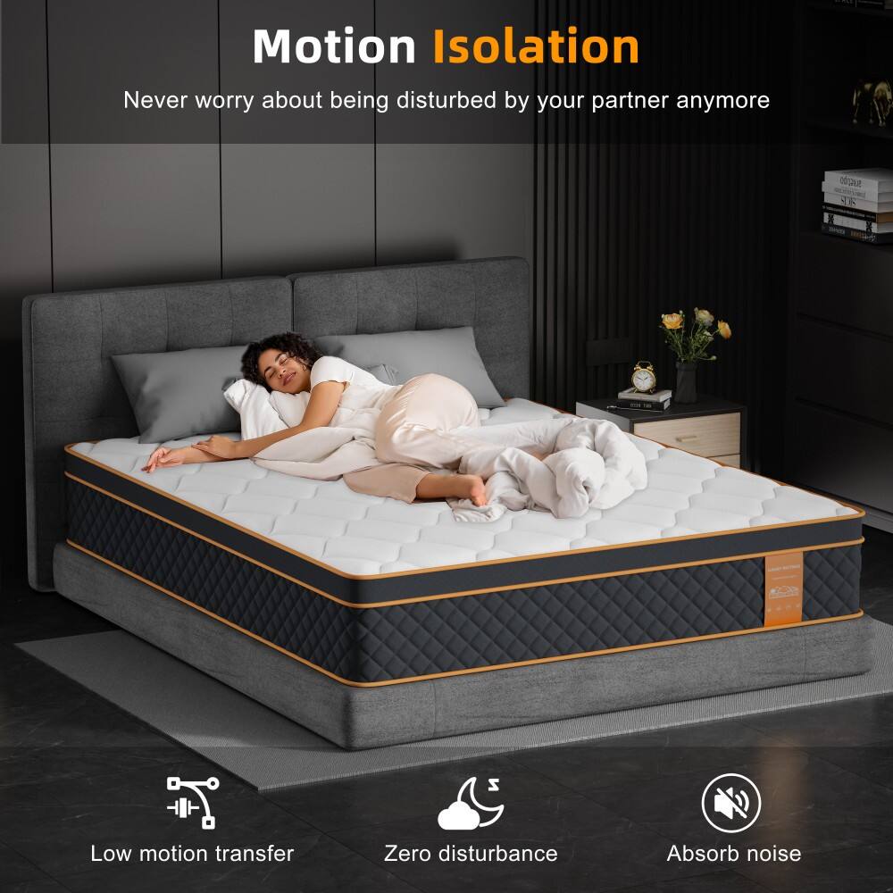 Motion Isolation  
Never worry about being disturbed by your partner anymore  

- Low motion transfer  
- Zero disturbance  
- Absorb noise