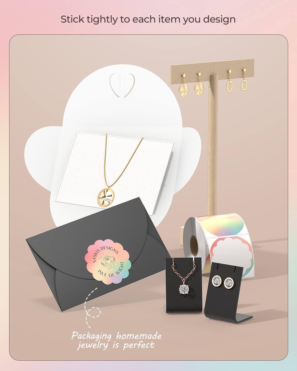 Stick tightly to each item you design

Packaging homemade jewelry is perfect