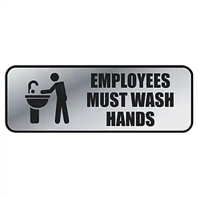 EMPLOYEES MUST WASH HANDS