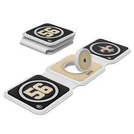 Keyscaper - Demario Davis New Orleans Saints 3-in-1 Foldable Charger - White