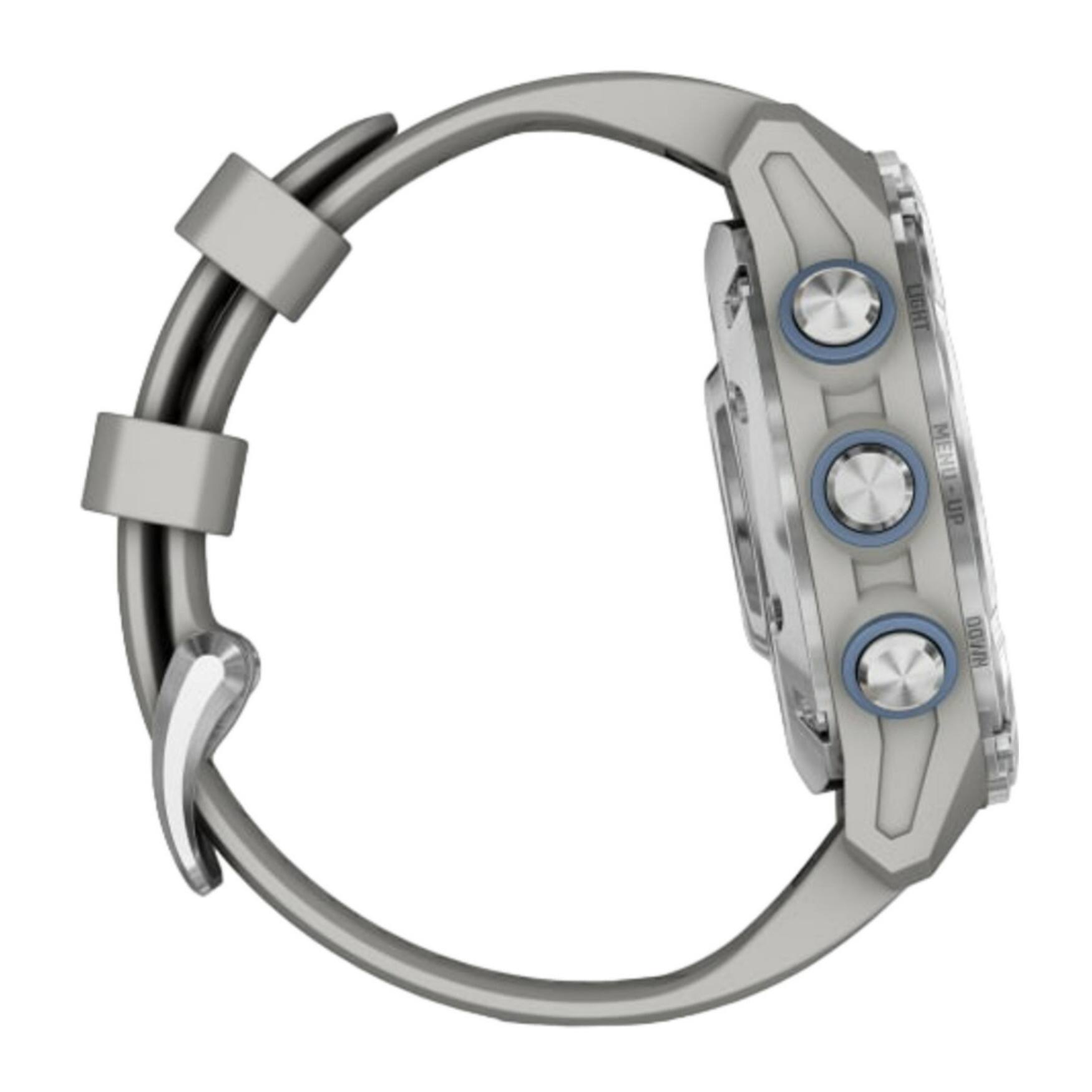 The text on the image is "LIGHT INEW UP HIADO." It appears to be a distorted or stylized version of a brand name or slogan. The correct grouping and correction of the text could be:

"LIGHT INEW UP HIADO" 

This might be intended to read as "LIGHT IN YOU" or "LIGHT IN YOU, HIADO." However, without additional context, it's difficult to determine the exact intended message.