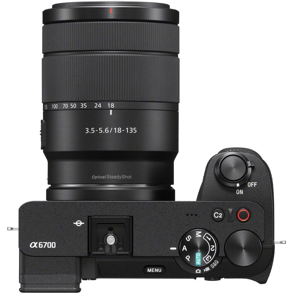 Sony Alpha a6700 Camera with 18 135mm Lens Bundle + 64GB Card +
