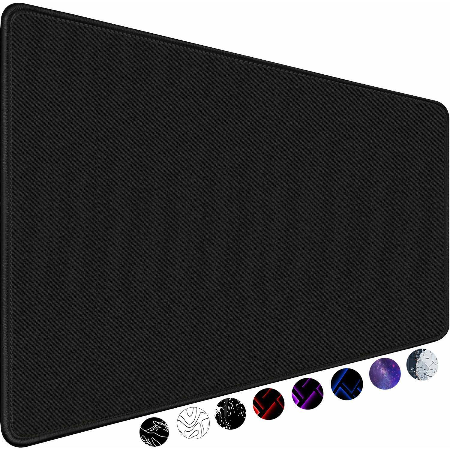 Alt View 6. Earthley Blooms - Large Gaming Mouse Pad Waterproof Extra Big with Stitched Edge XXL Non-Slip Black Computer Long Mousepad Desk - Dragon-31.5L x 15.7W inches.