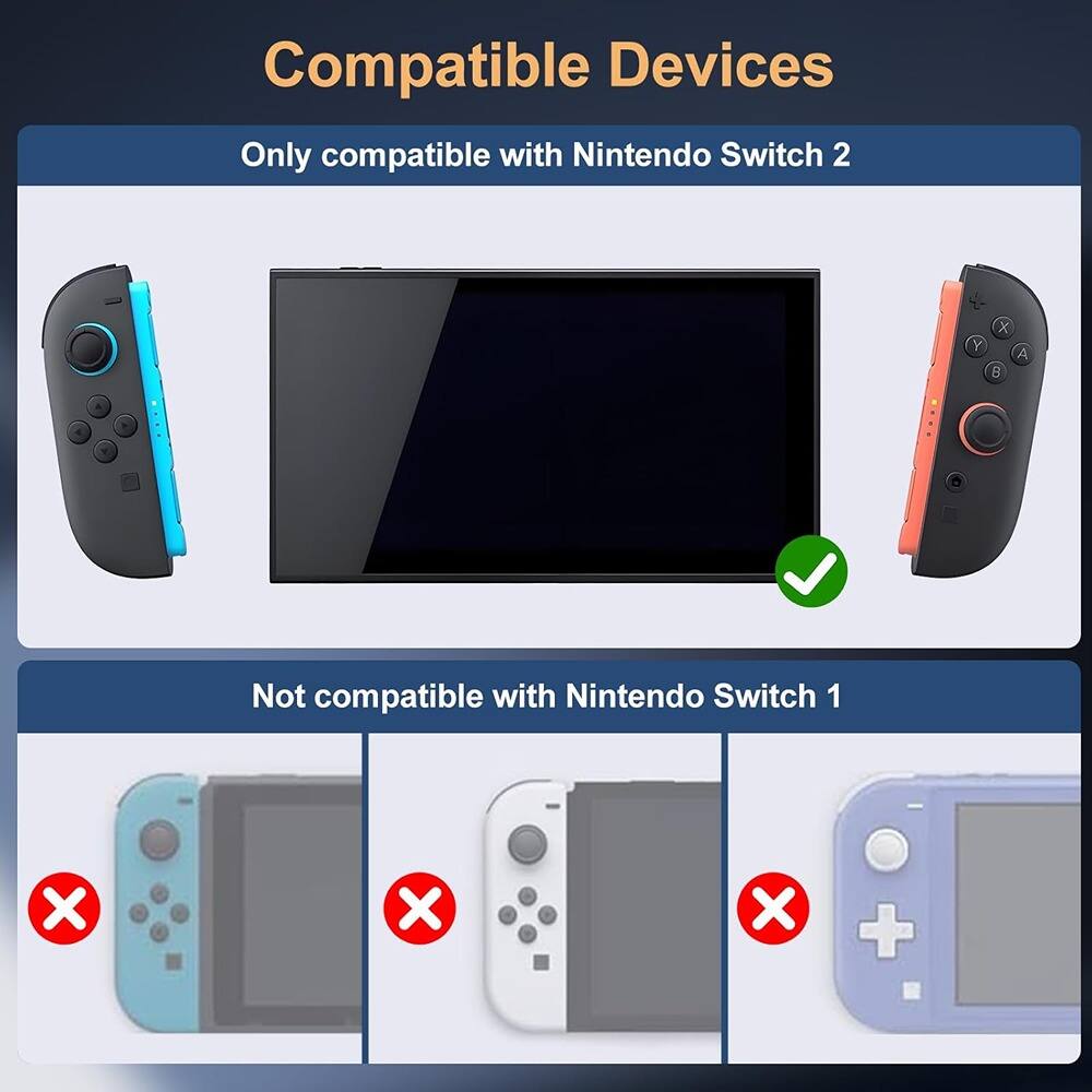 Compatible Devices

Only compatible with Nintendo Switch 2

Not compatible with Nintendo Switch 1