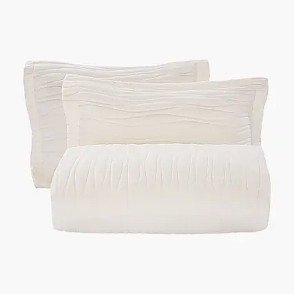 Front. VEVOR - Queen Quilt Set, 3-Piece Lightweight Comforter, Microfiber Queen Size Bedding Set, Beige Bedspreads - Beige.