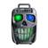 Front. Luckbyte - Wireless Portable Bluetooth Speaker with Mic & LED Lights for Home Party Karaoke.