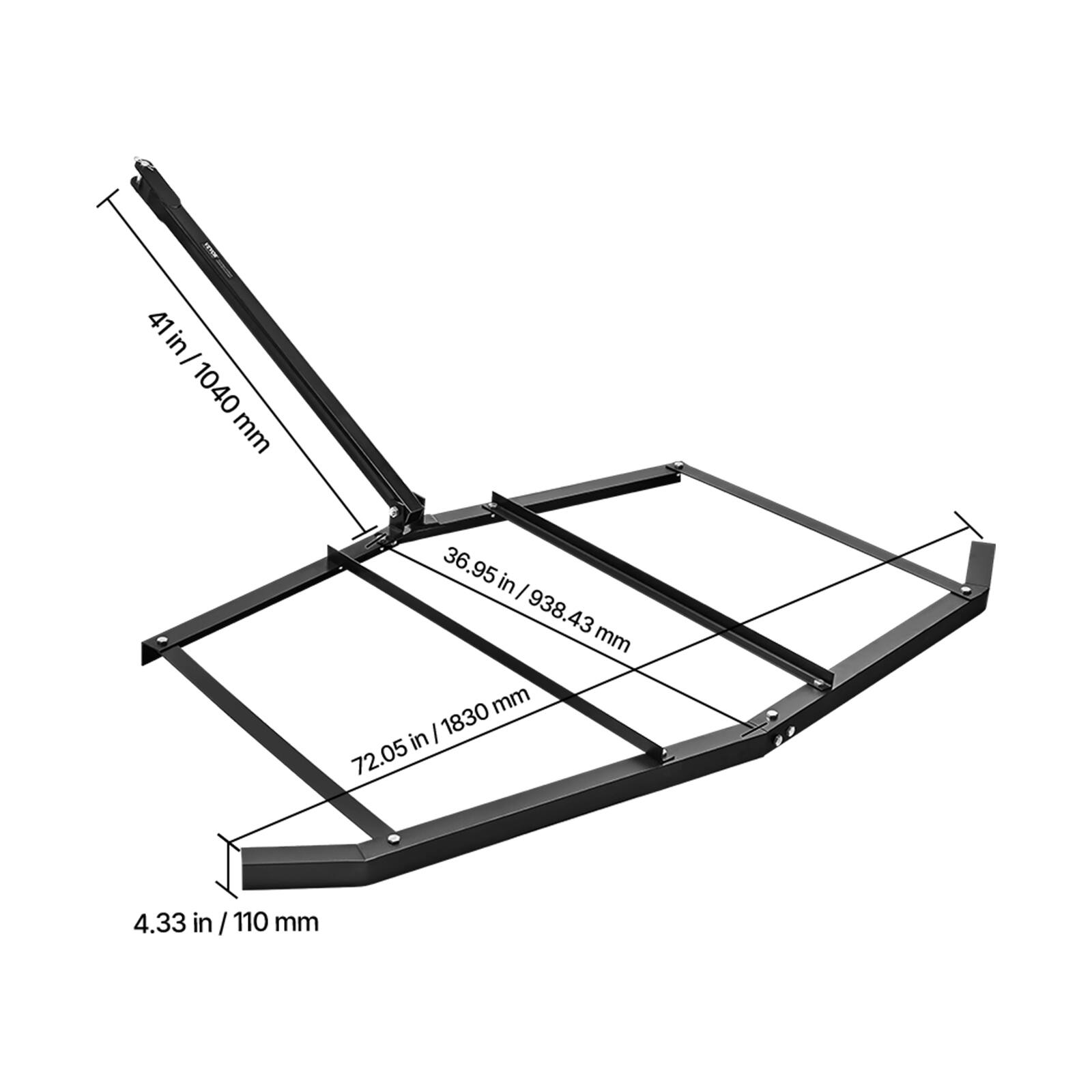 41 in/ 1040 mm
36.95 in/ 938.43 mm
72.05 in/ 1830 mm
4.33 in/ 110 mm