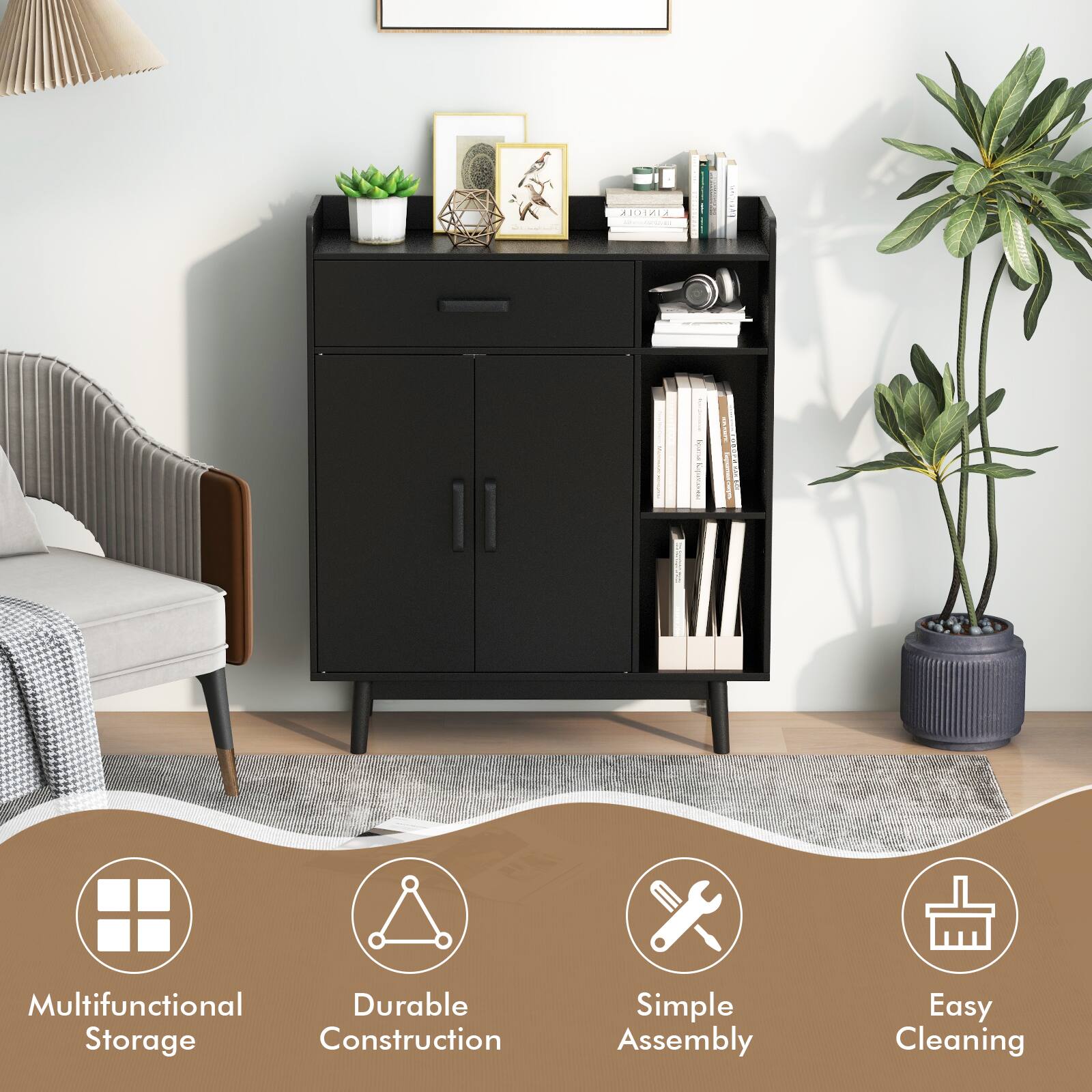 - Multifunctional Storage
- Durable Construction
- Simple Assembly
- Easy Cleaning