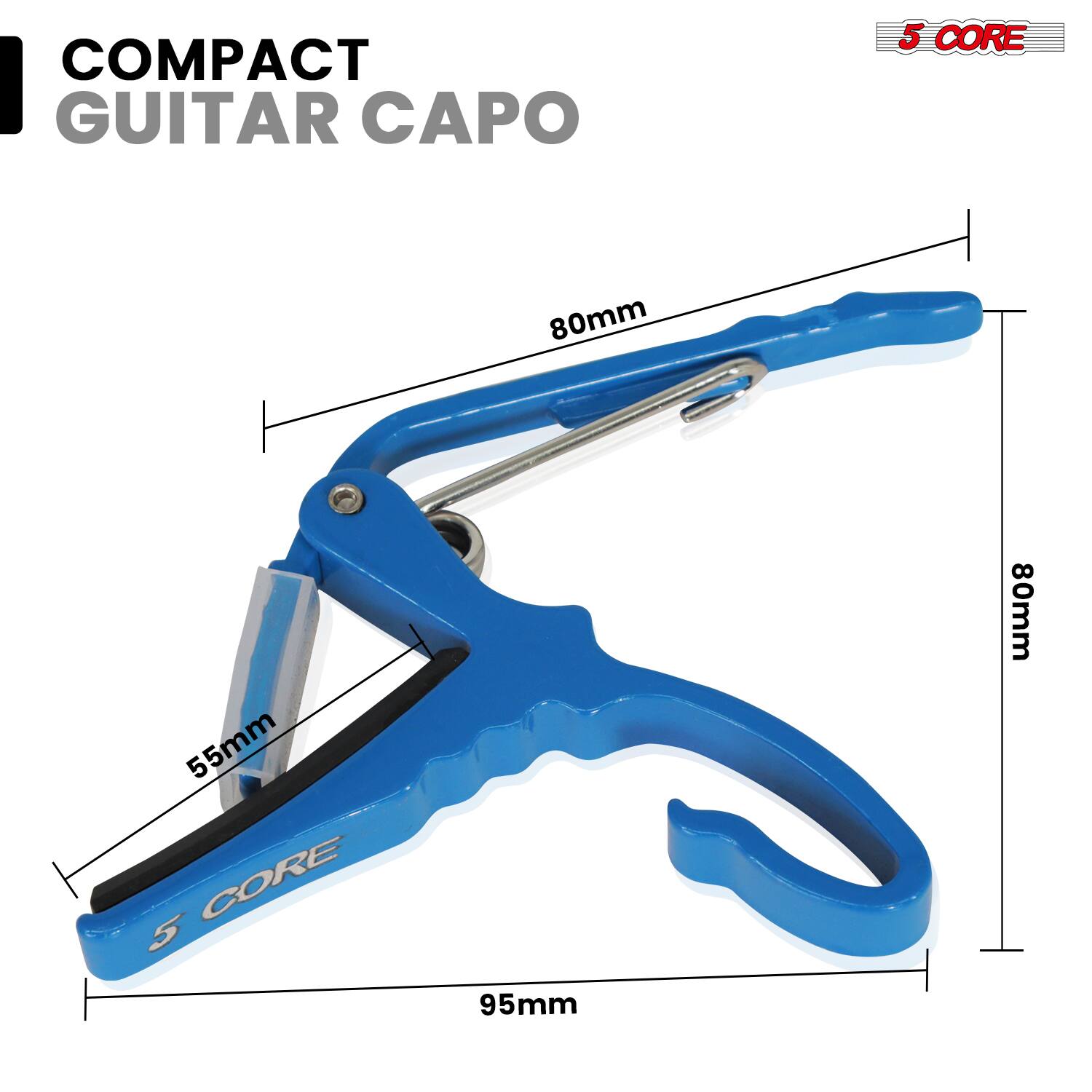 COMPACT GUITAR CAPO

5 CORE

80mm

55mm

95mm