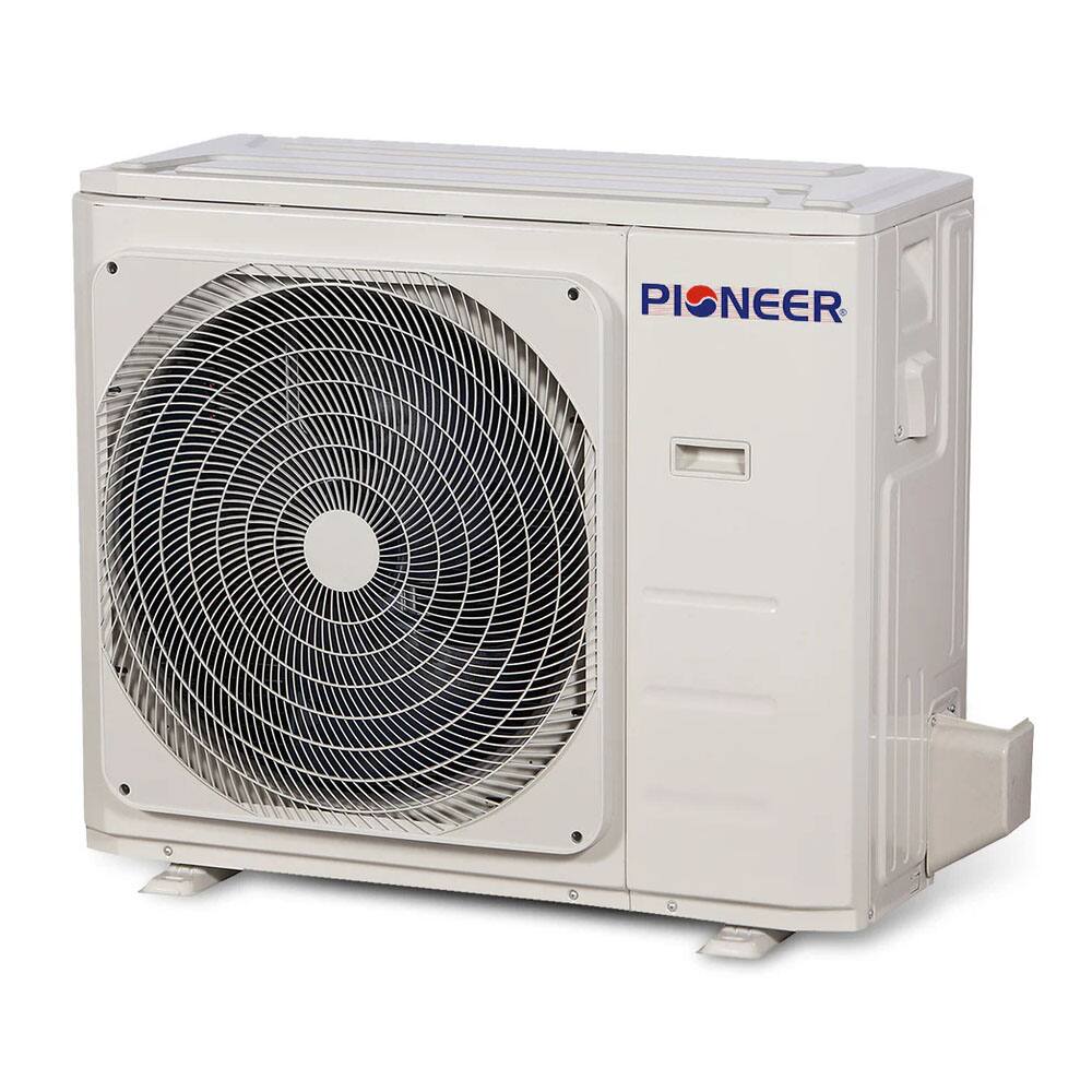 Back. Pioneer - Quantum Ultra 36,000 BTU 3 Ton 20 SEER Floor/Ceiling Mini-Split Air Conditioner with Heat Pump 230-Volt - White.