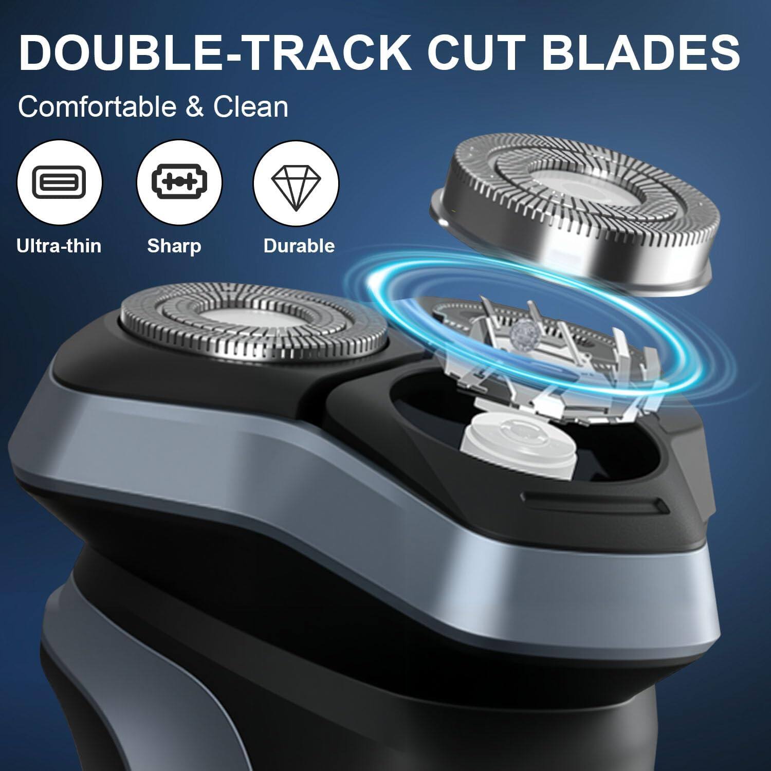 DOUBLE-TRACK CUT BLADES  
Comfortable & Clean  
Ultra-thin  
Sharp  
Durable