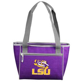 Logo Brands - LSU Tigers Crosshatch 16-Can Cooler Tote - Multicolor