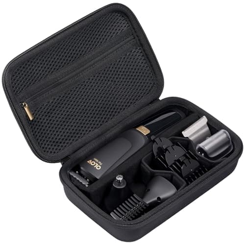 DORLUKFU - Travel Carrying Hair Trimmer Case for Electric Body Hair Trimmer; Hard Protective Bag Organizer for Beard Body Bikini