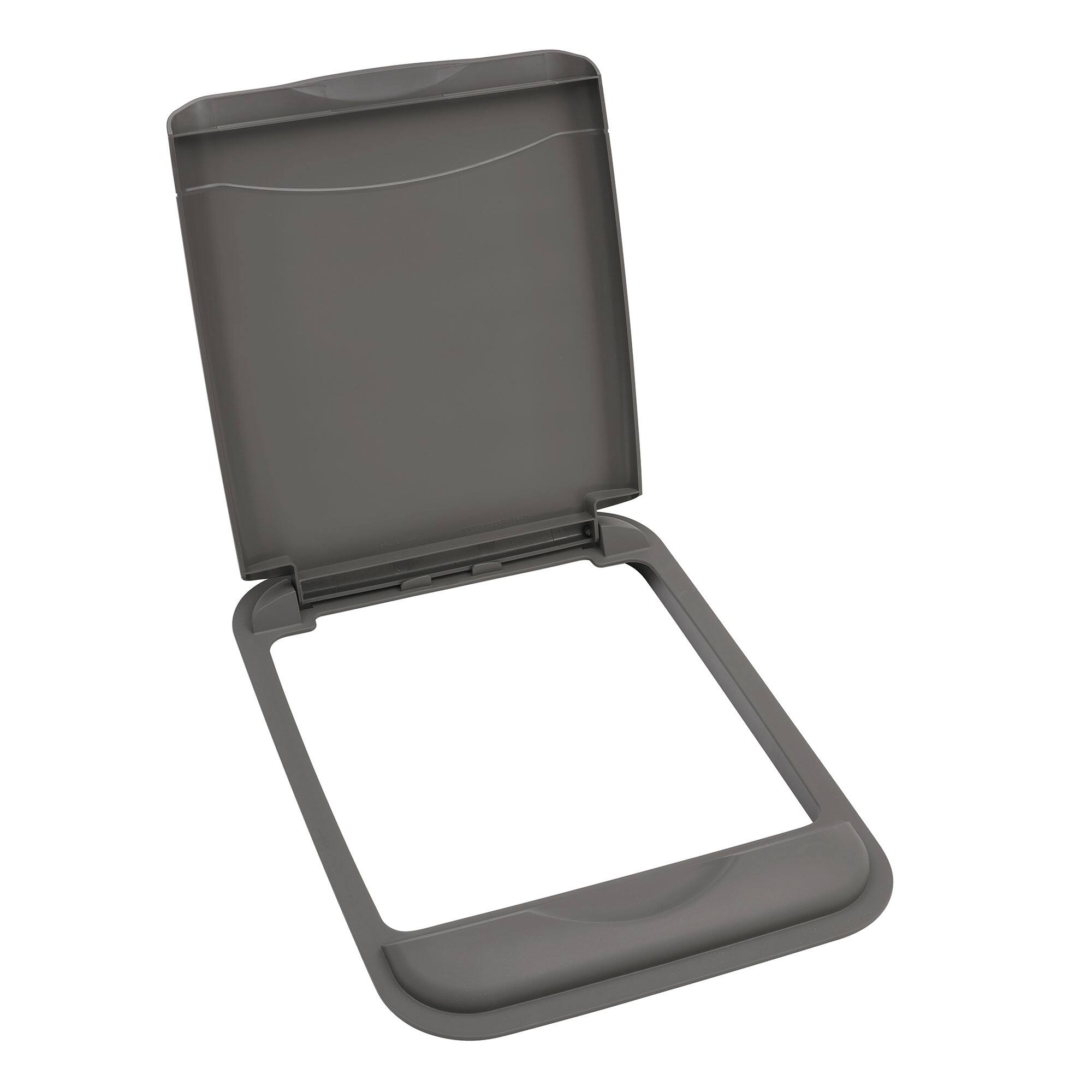 Alt View 1. Rev-A-Shelf - Rev-A-Shelf 50 Qt Trash Can Replacement Lid, Gray, RV-50-LID-13-1-40 (2 Pack) - Orion Gray.