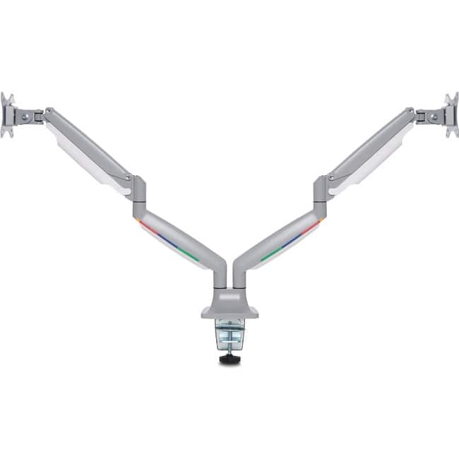 Kensington - SmartFit Mounting Arm for Monitor - 2 Display(s) Supported - 32" Screen Support - 39.60 lb Load - Silver Gray